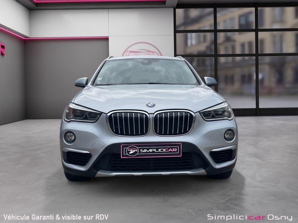 BMW X1, face avant, avant et après traitement
